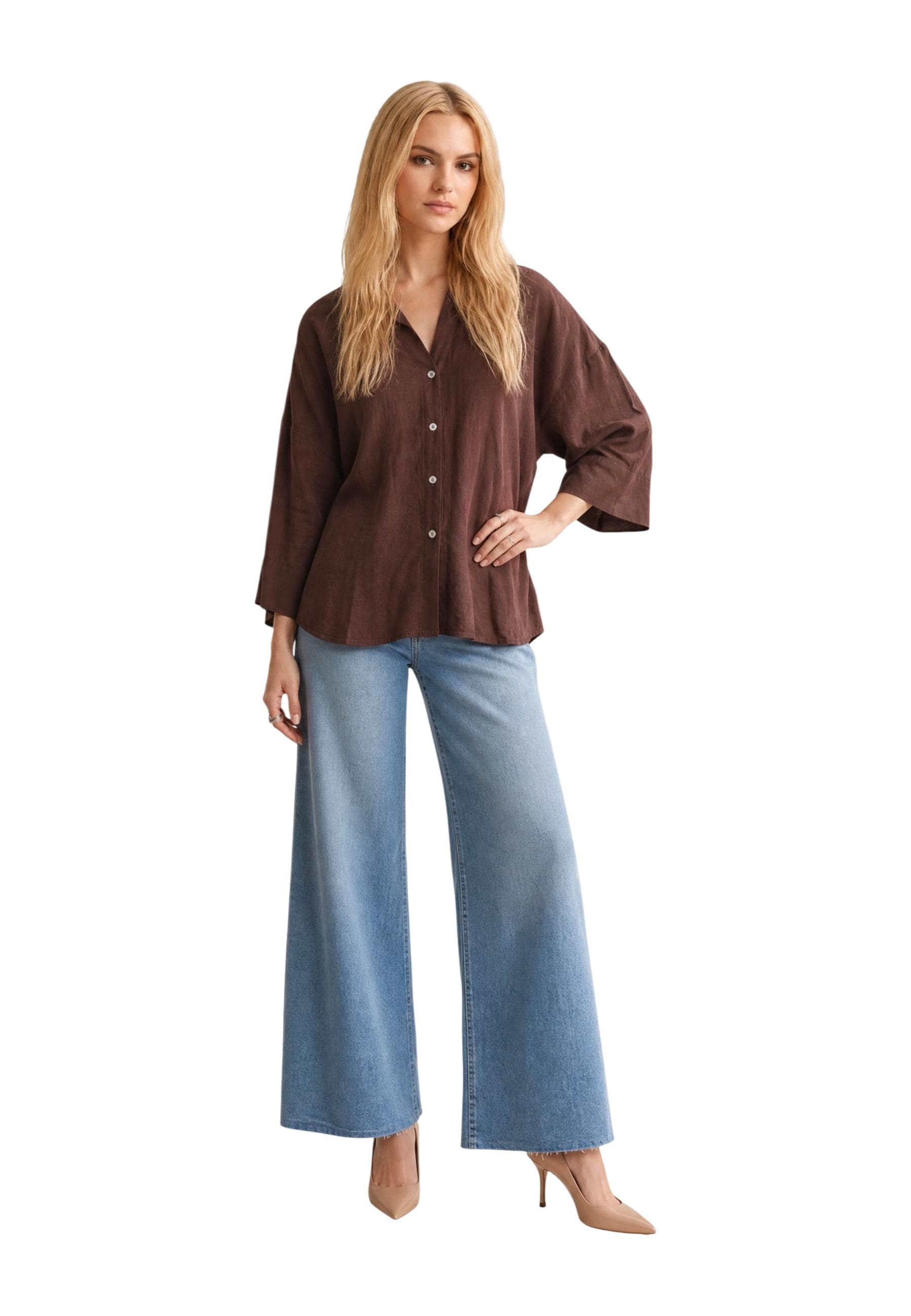 Jacqueline De Yong  Women Shirt