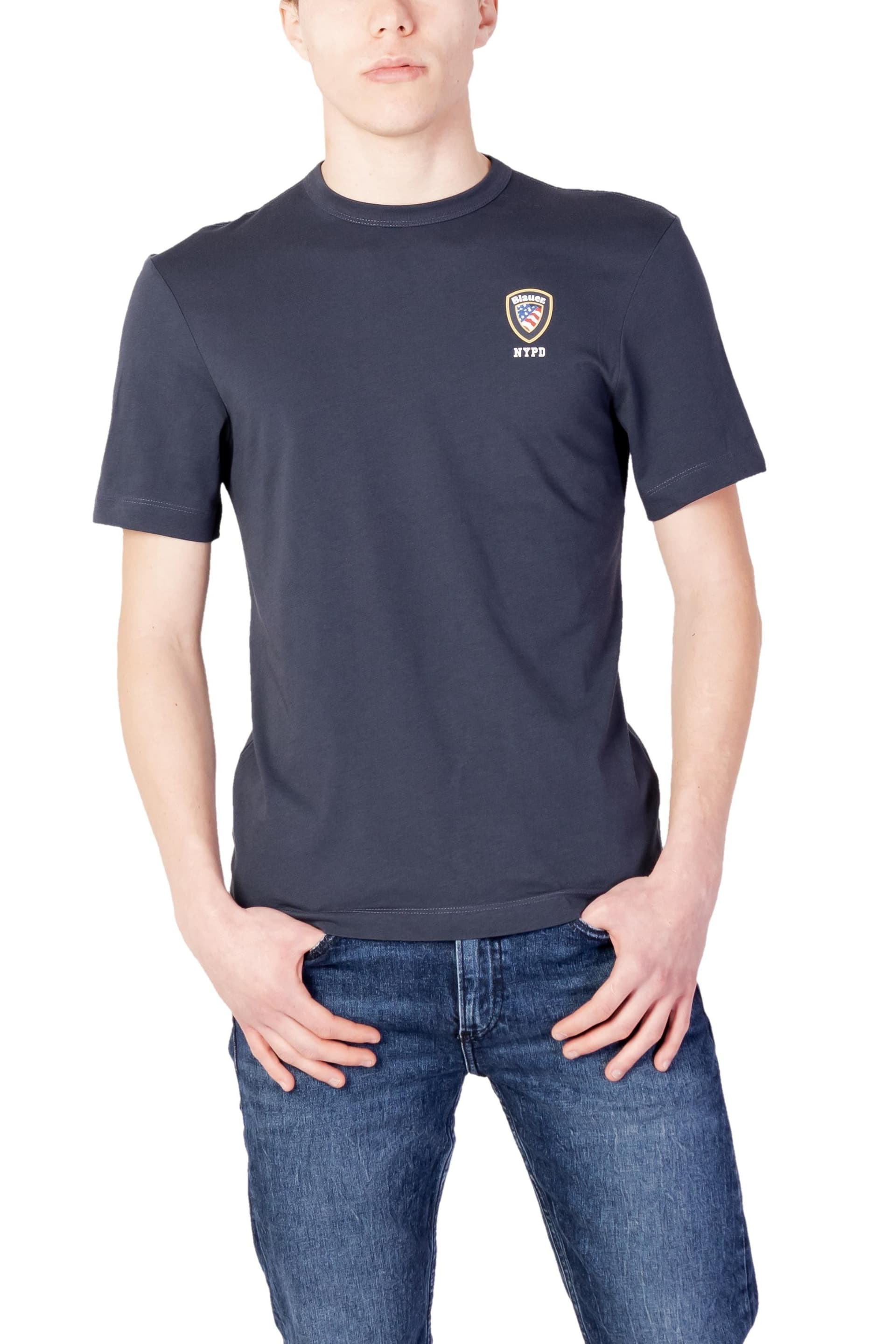 Blauer Men T-Shirt