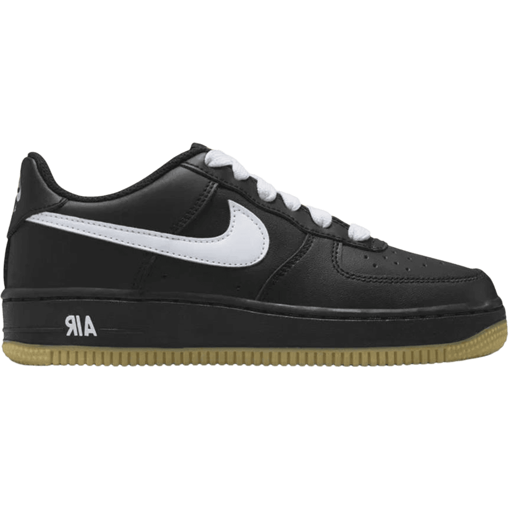 NIKE Air Force 1 LV8 Black/White/Gum (GS)