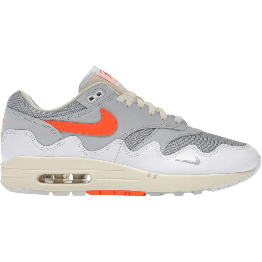 Nike Air Max 1 Patta Waves White Hyper Crimson (with bracelet)