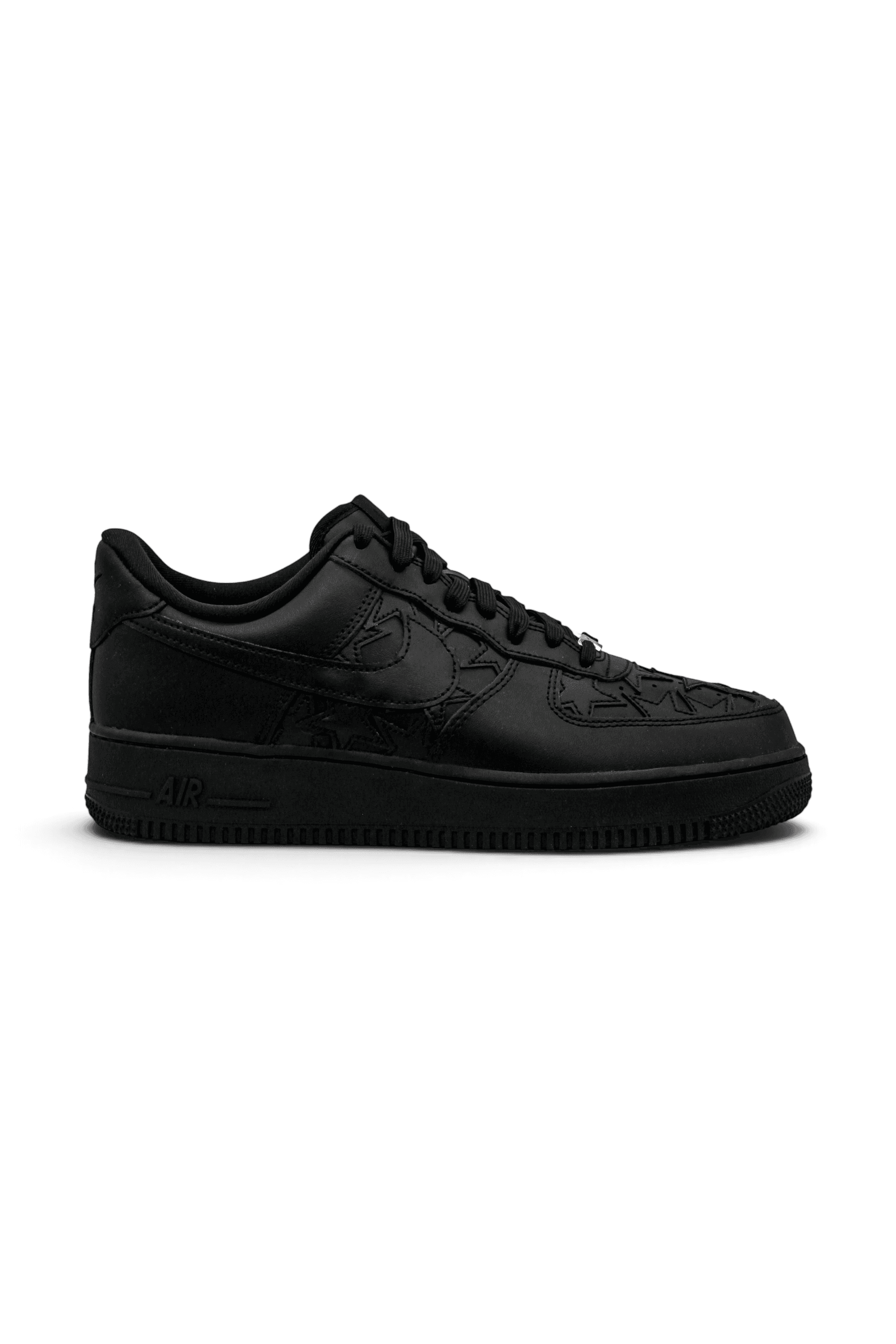 Nike Air Force 1 Low LV8 Triple Black Stars