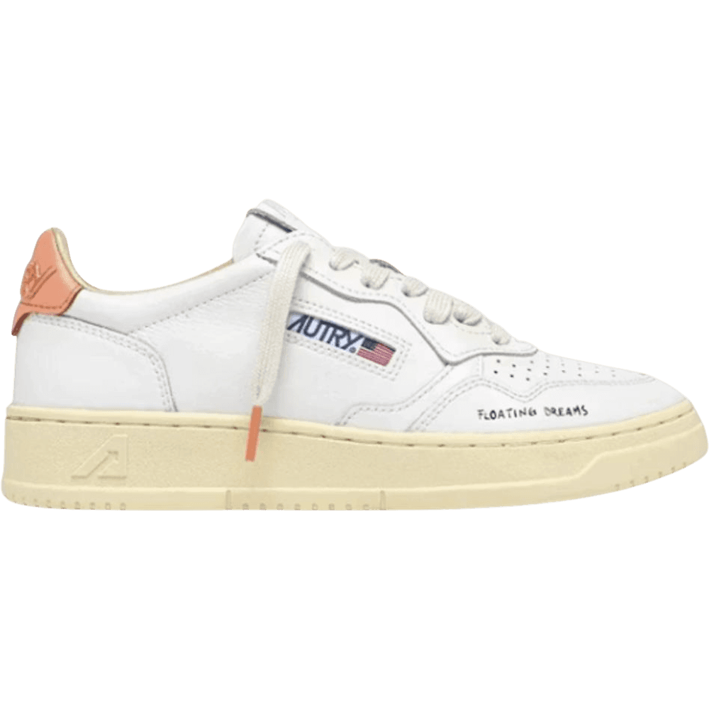 Autry Medalist DL White Peach Pink (Women's)