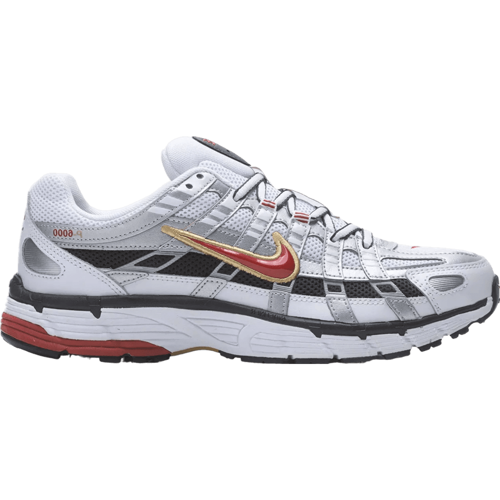 Nike P-6000 White Gold Red (Women's)