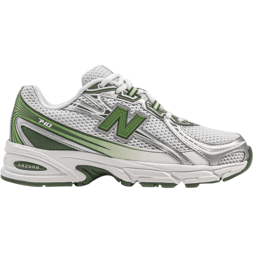 New Balance 740 V2 White Alpine Green