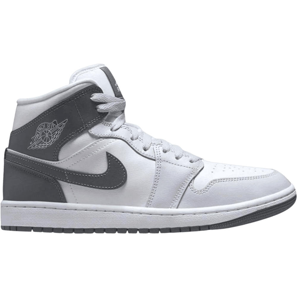 Jordan 1 Mid White Smoke Grey (Women's)