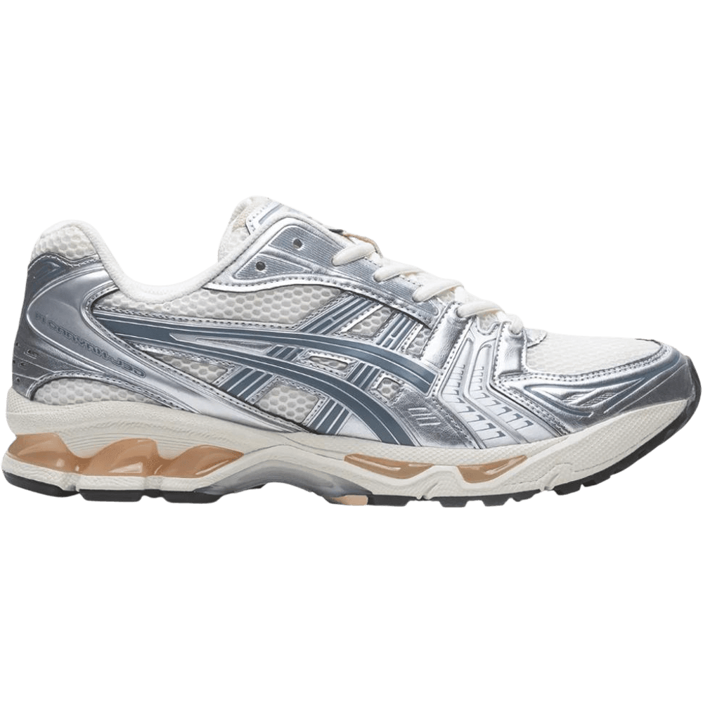 Asics Gel-Kayano 14 Birch Pure Silver Teal Gold