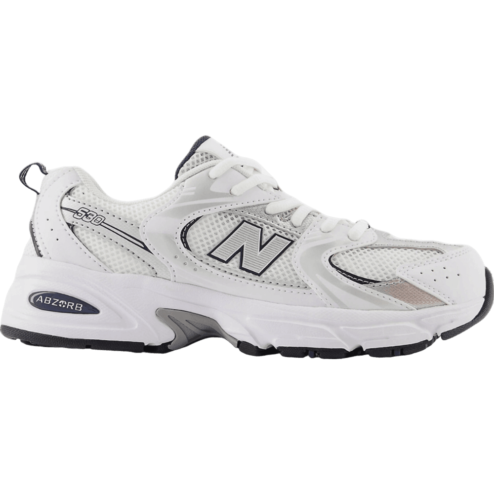 New Balance 530 White Silver Big Kids