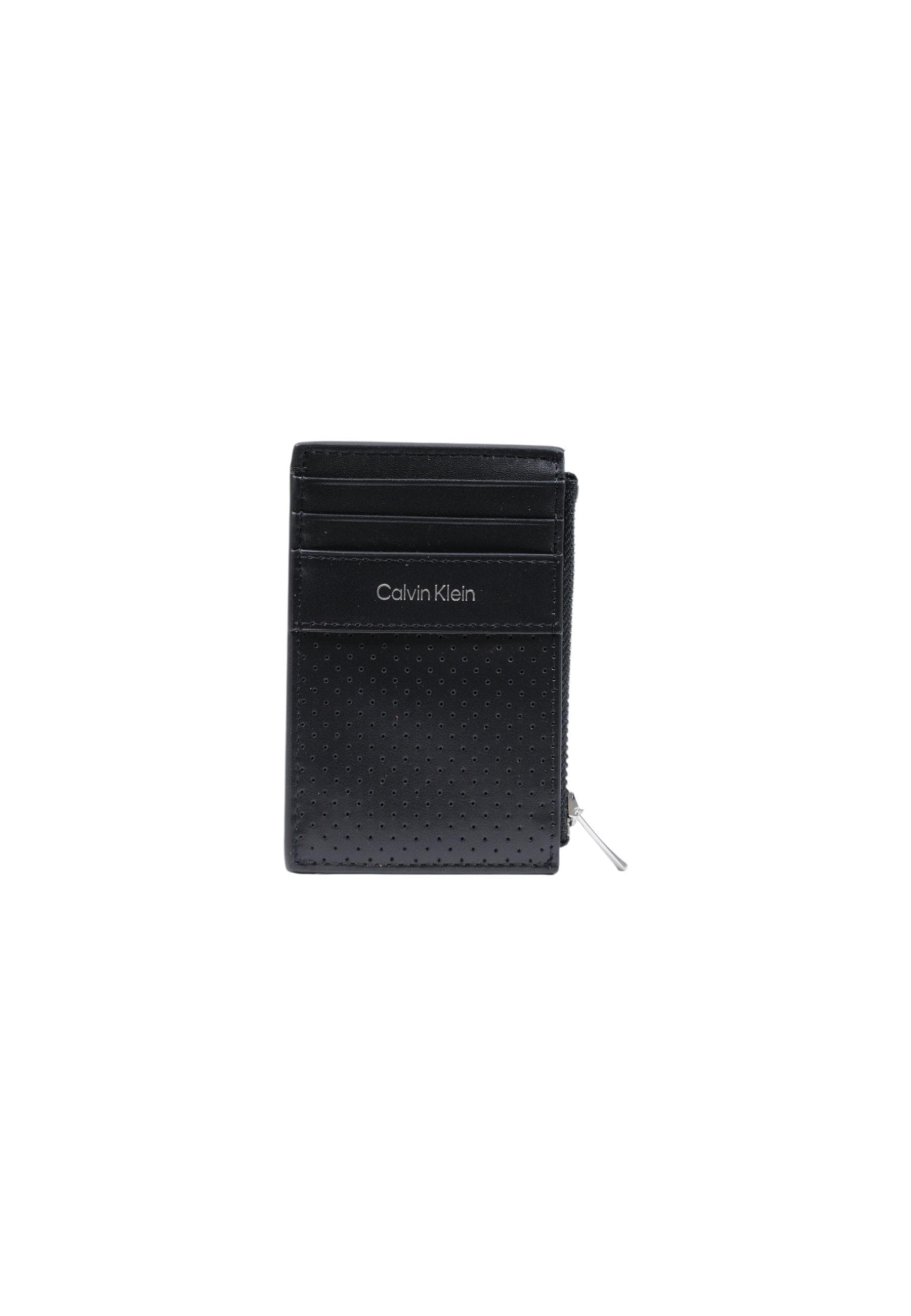 Calvin Klein PERFORATED N / S ZIP CARDHOLDER