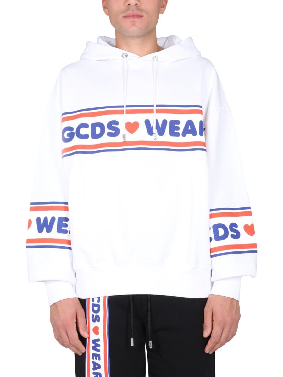 Gcds "cute Tape" Logo Sweatshirt