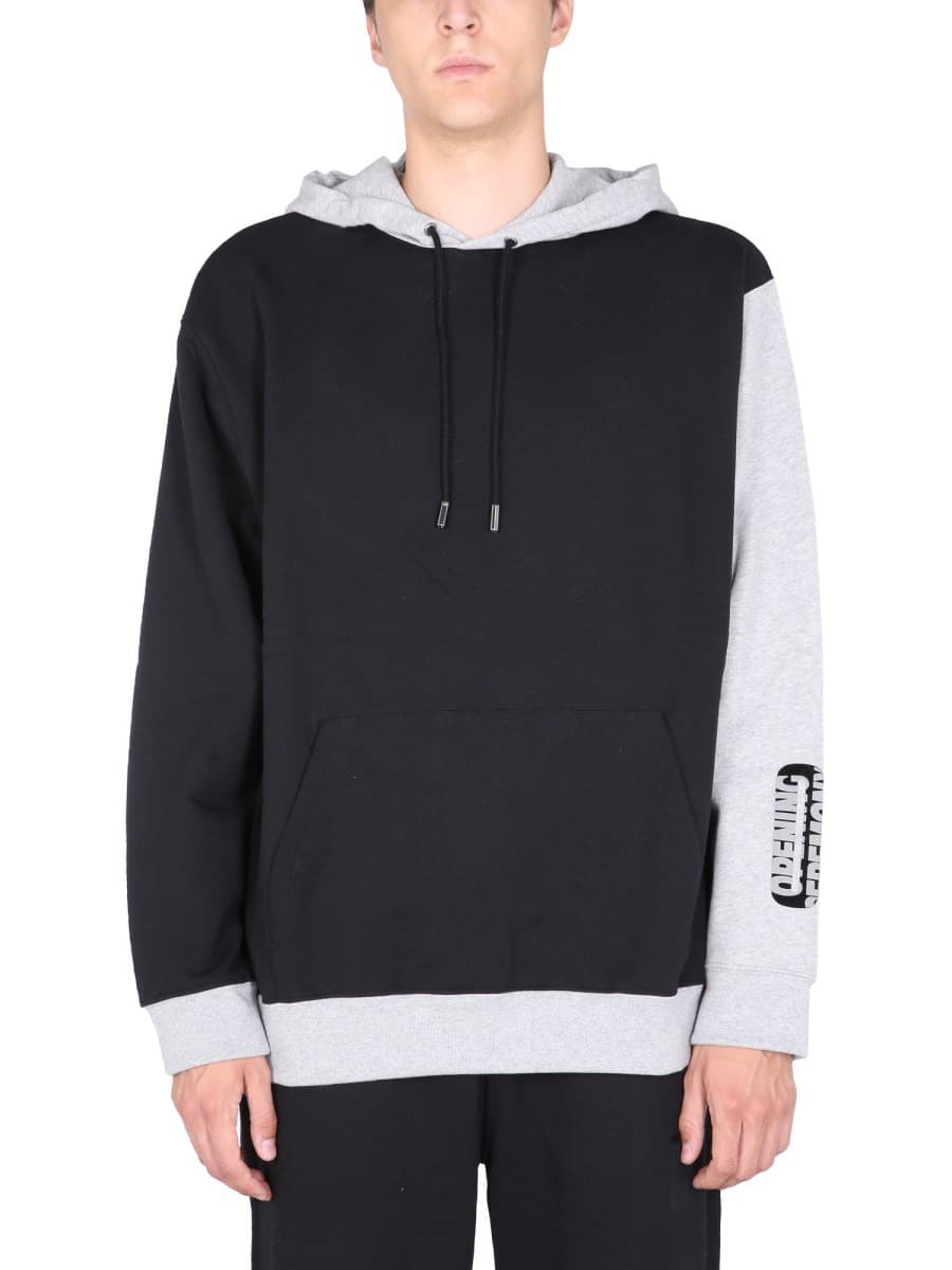 Opening Ceremony Sweatshirt with Flocked Logo