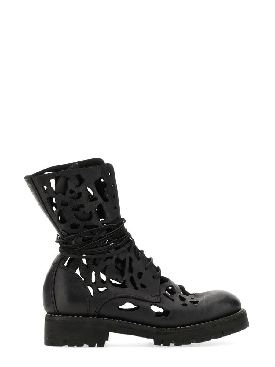 Guidi Ankle Boot with Cut Out Details