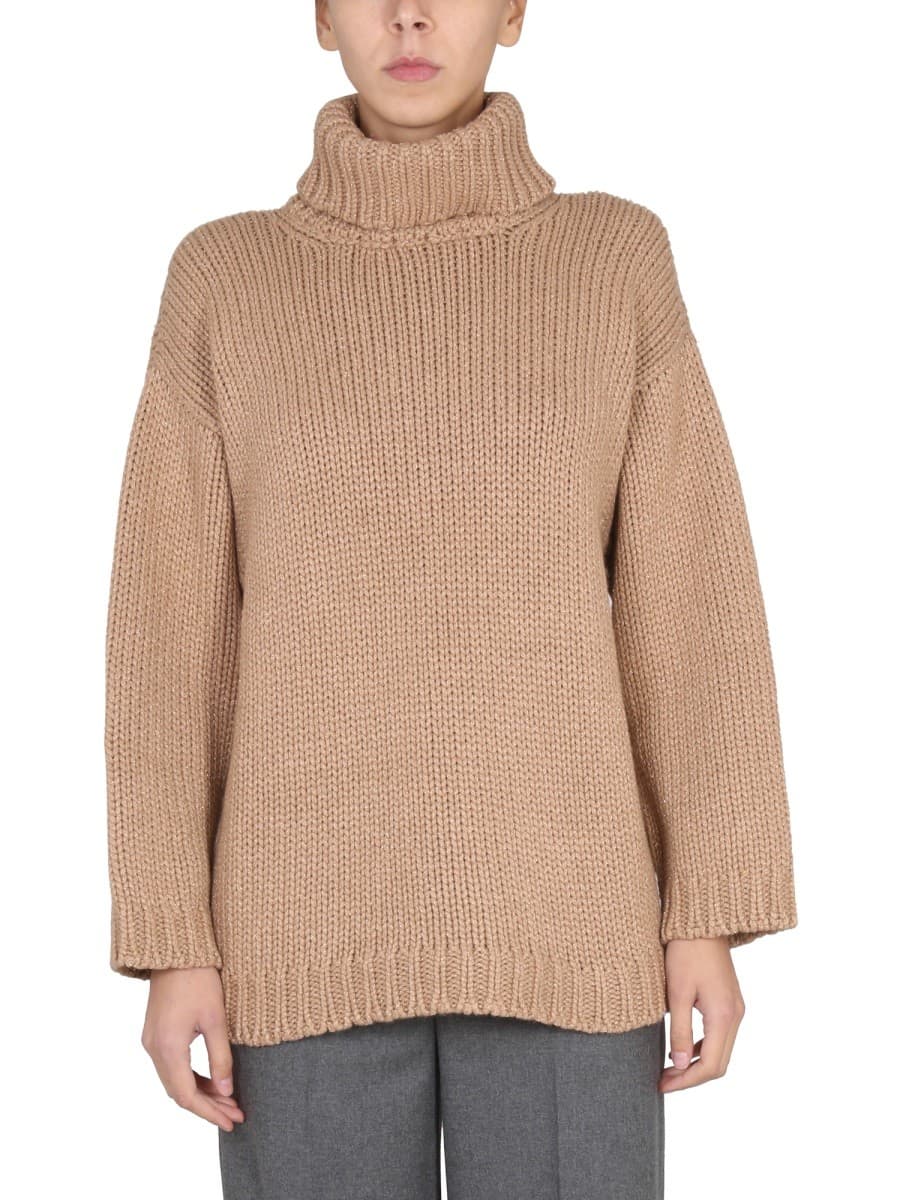 RED Valentino Wool and Lurex Blend Sweater