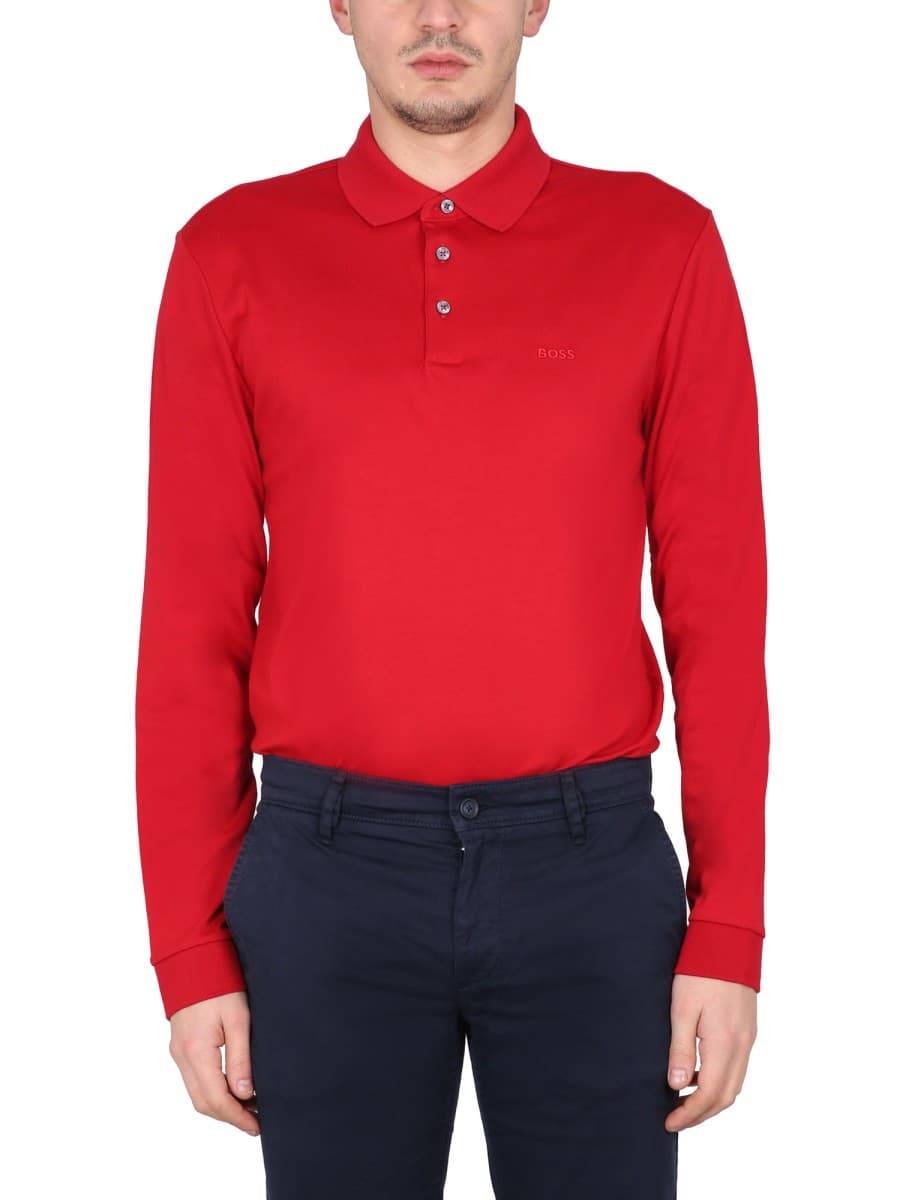 Boss Polo with Logo Embroidery
