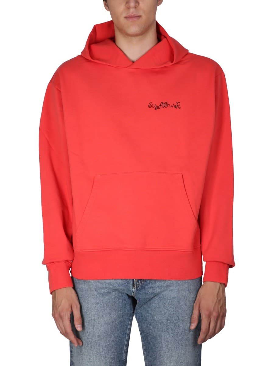 Sunflower Sweatshirt with Logo Embroidery