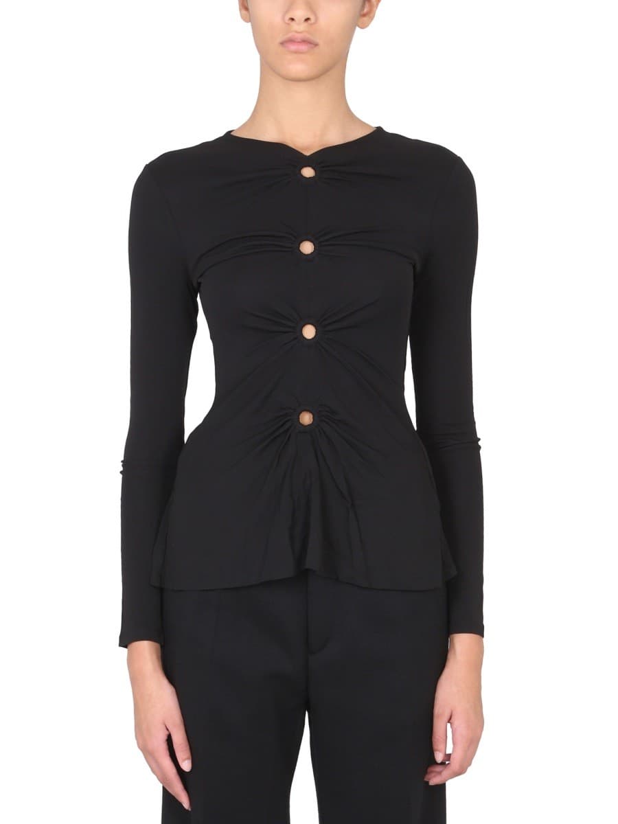 Proenza Schouler White Label Matte Crepe Top