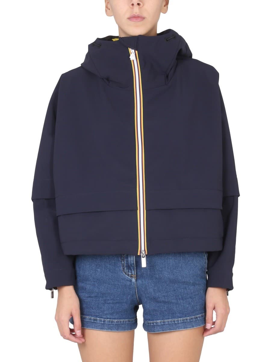 K-Way Windbreaker with Logo