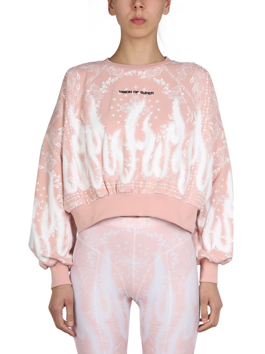 Vision of Super Paisley Pattern Sweatshirt