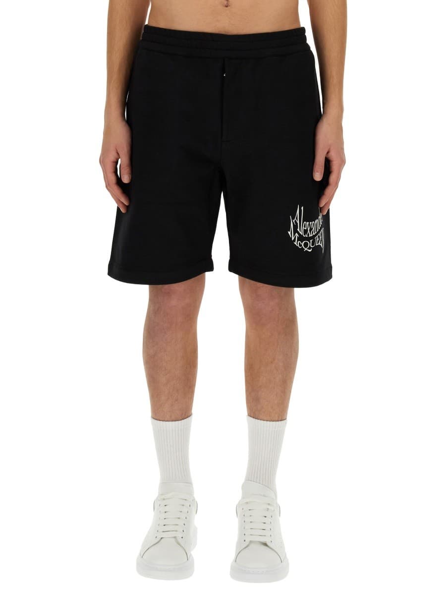 Alexander Mcqueen Bermuda with Logo