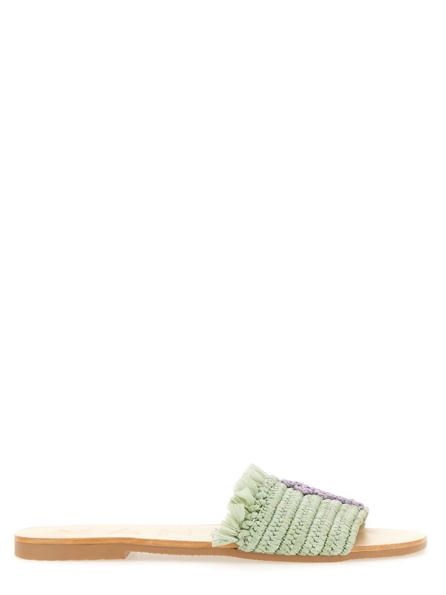 Manebi Sandal with Logo