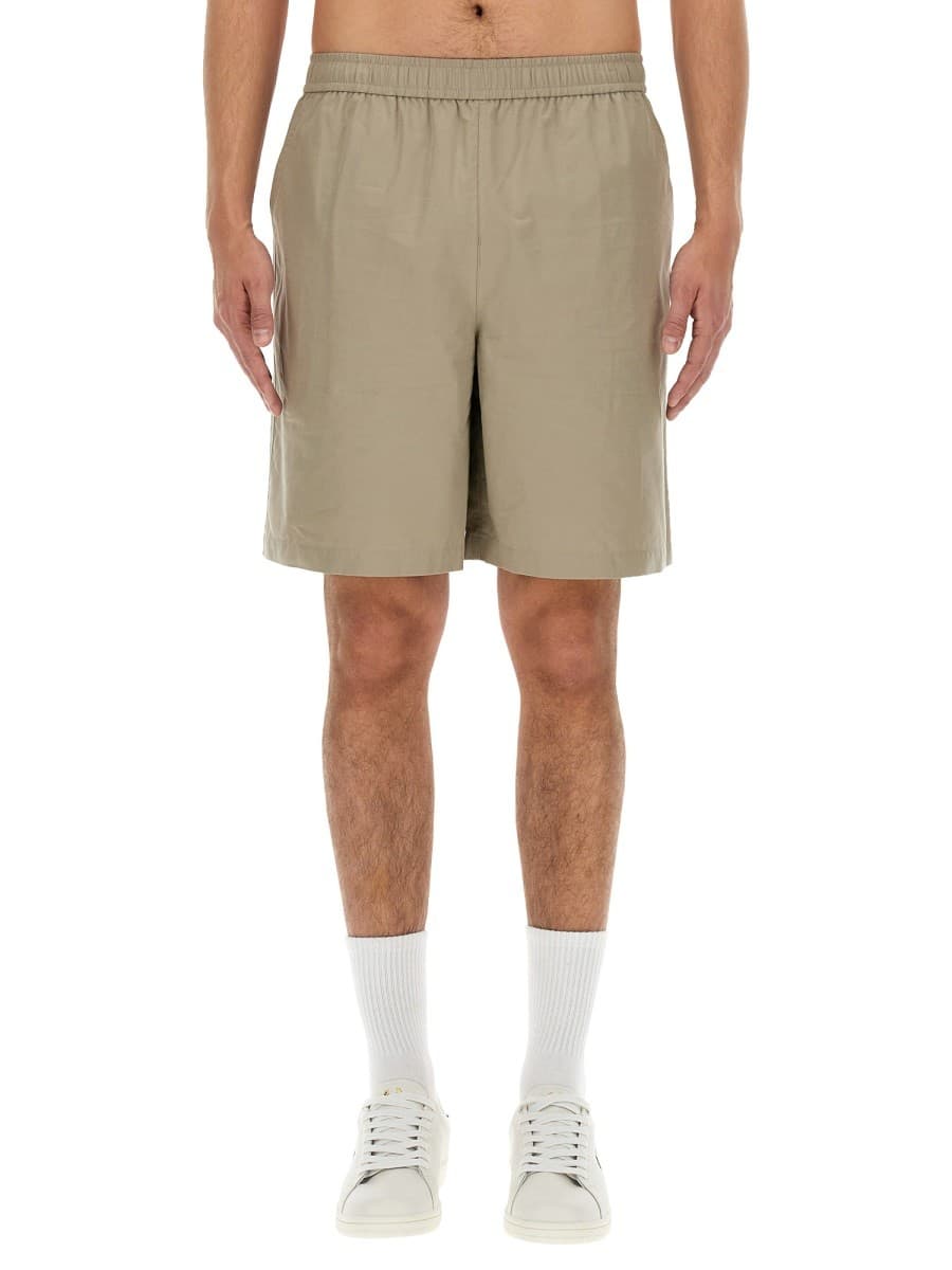 Fred Perry Cotton Bermuda Shorts