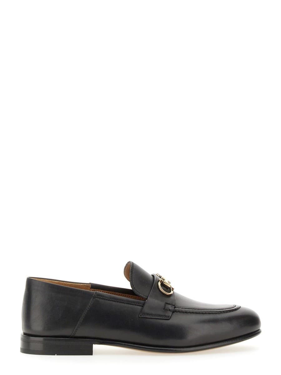 Ferragamo Moccasin Mule Gancini