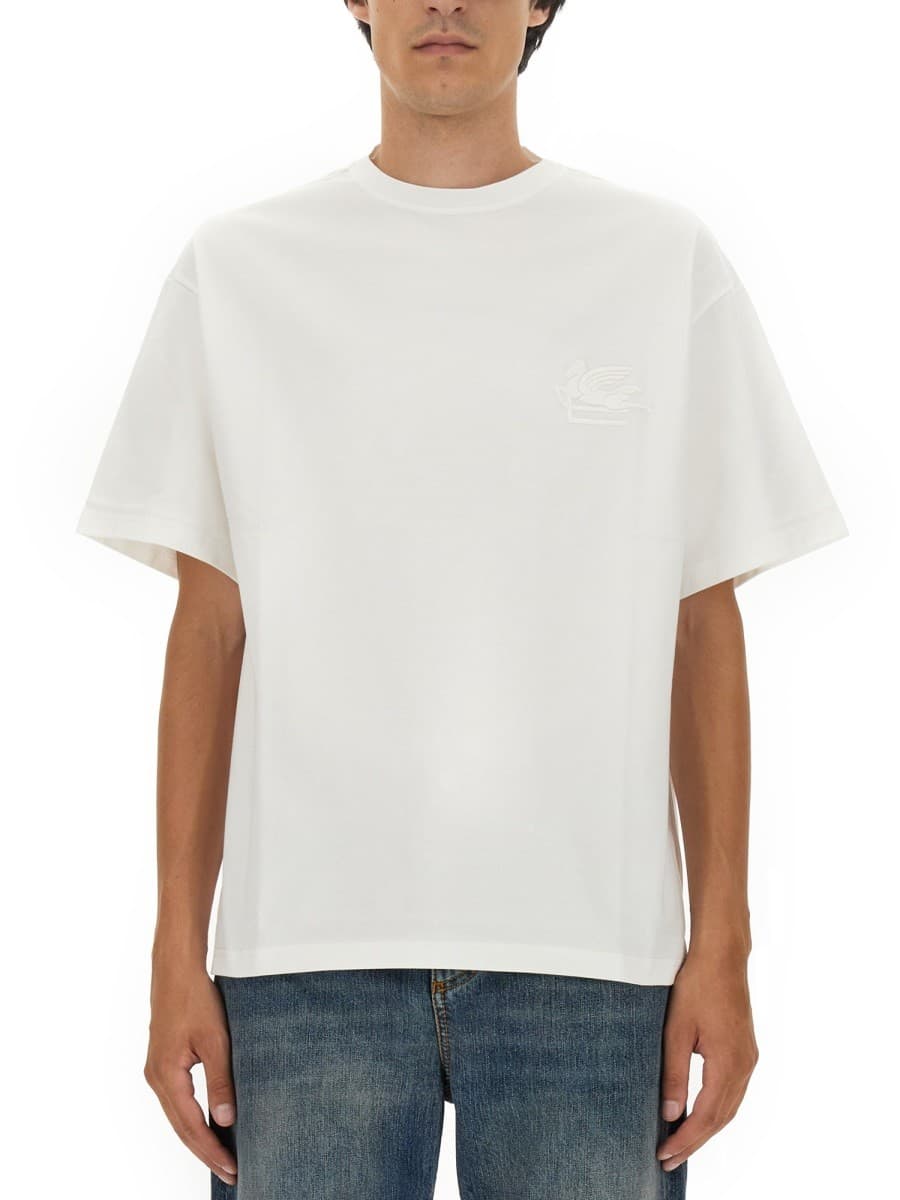 Etro T-Shirt with Pegasus Embroidery