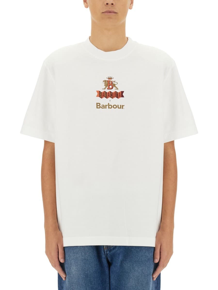 Baracuta X Barbour T-Shirt with Logo