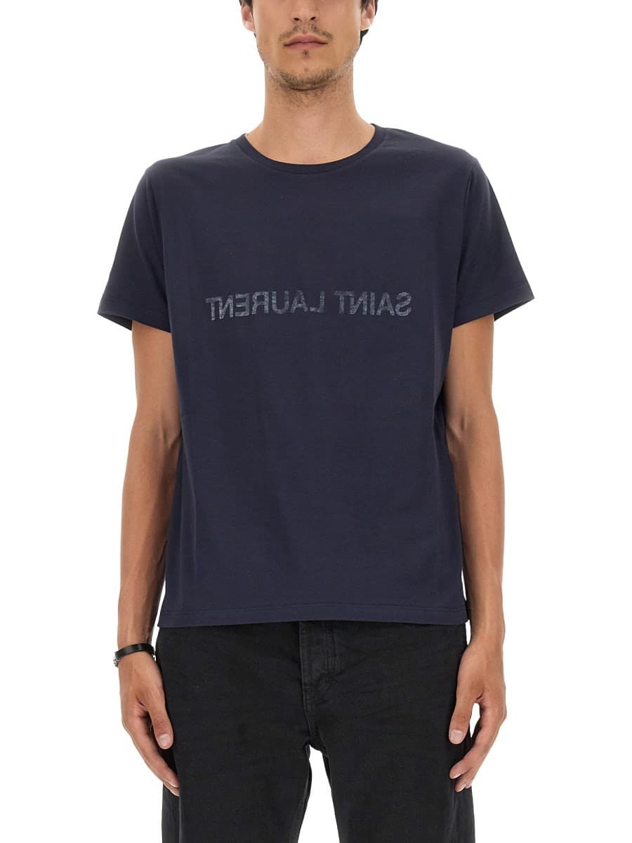Saint Laurent Inverted Logo T-Shirt