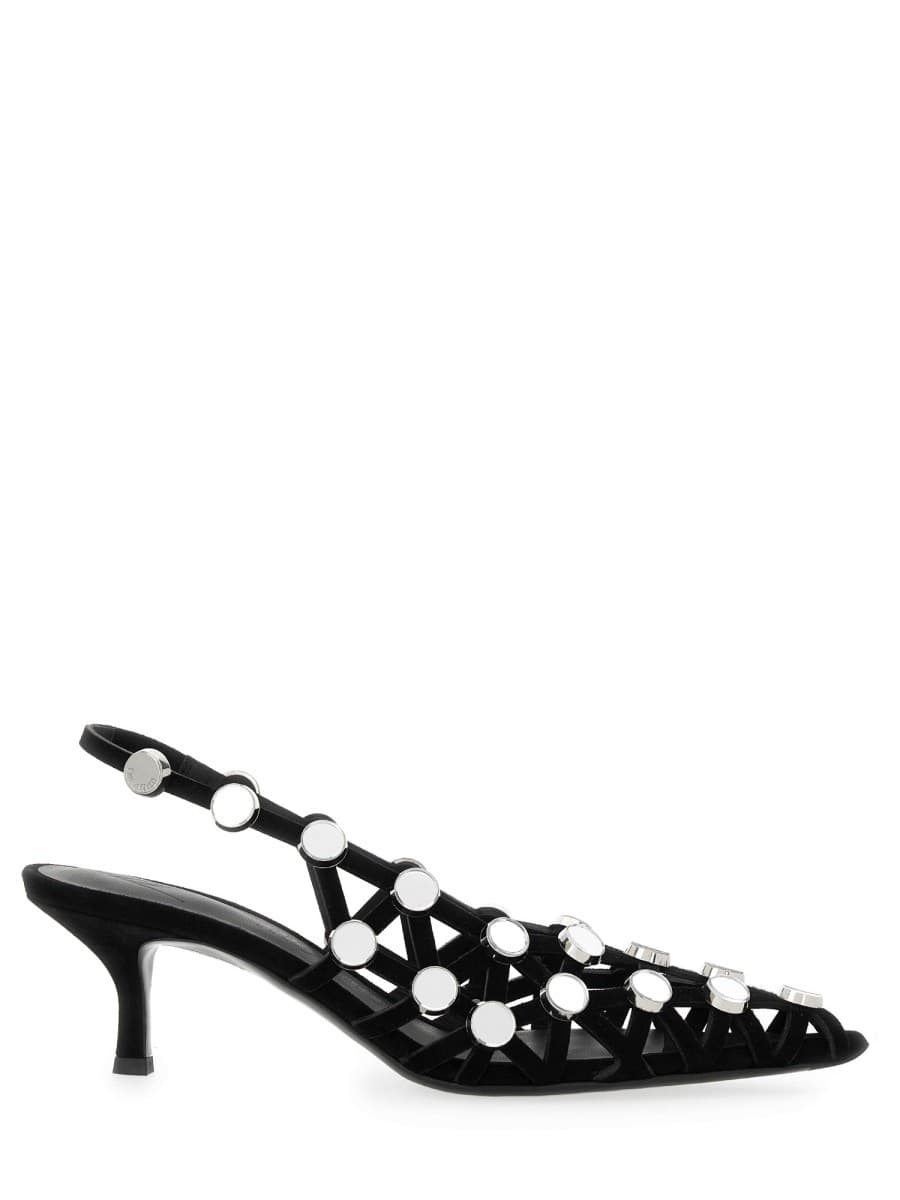 The Attico Slingback "grid"