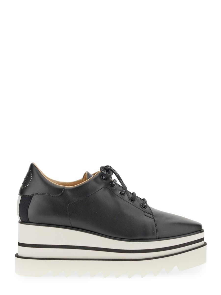 Stella Mccartney Stringata Con Zeppa "elyse"