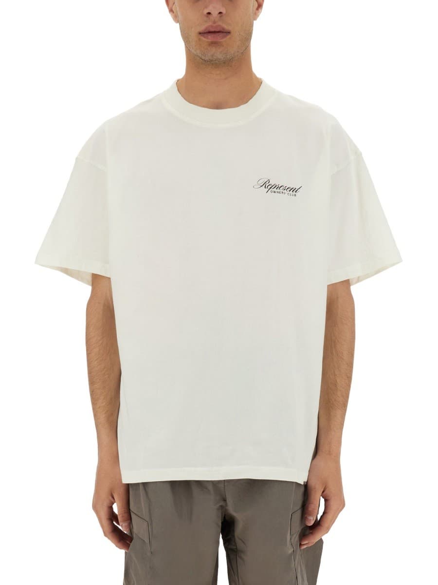"represent Owners Club Script" T-Shirt