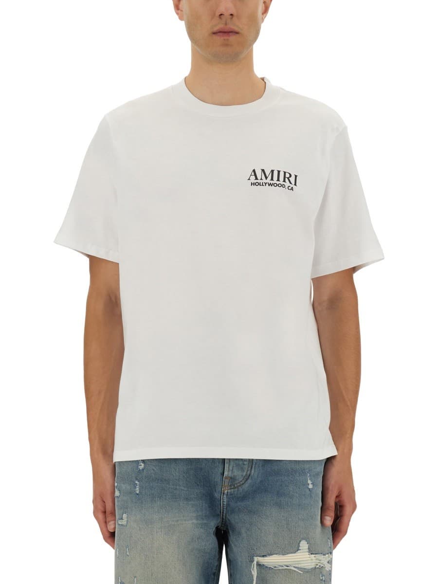 Amiri Bones Stacked Print T-Shirt