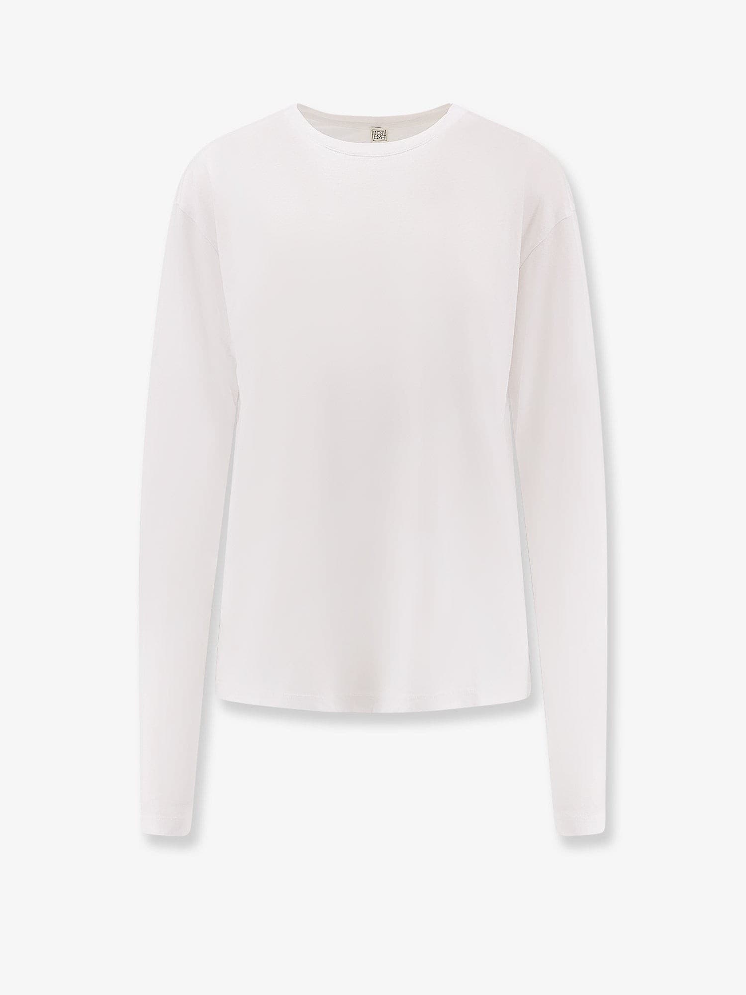 Toteme Classic Long-Sleeve lyocell and cotton T-shirt