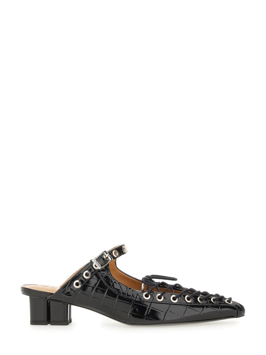Ganni Mule Lace-Up