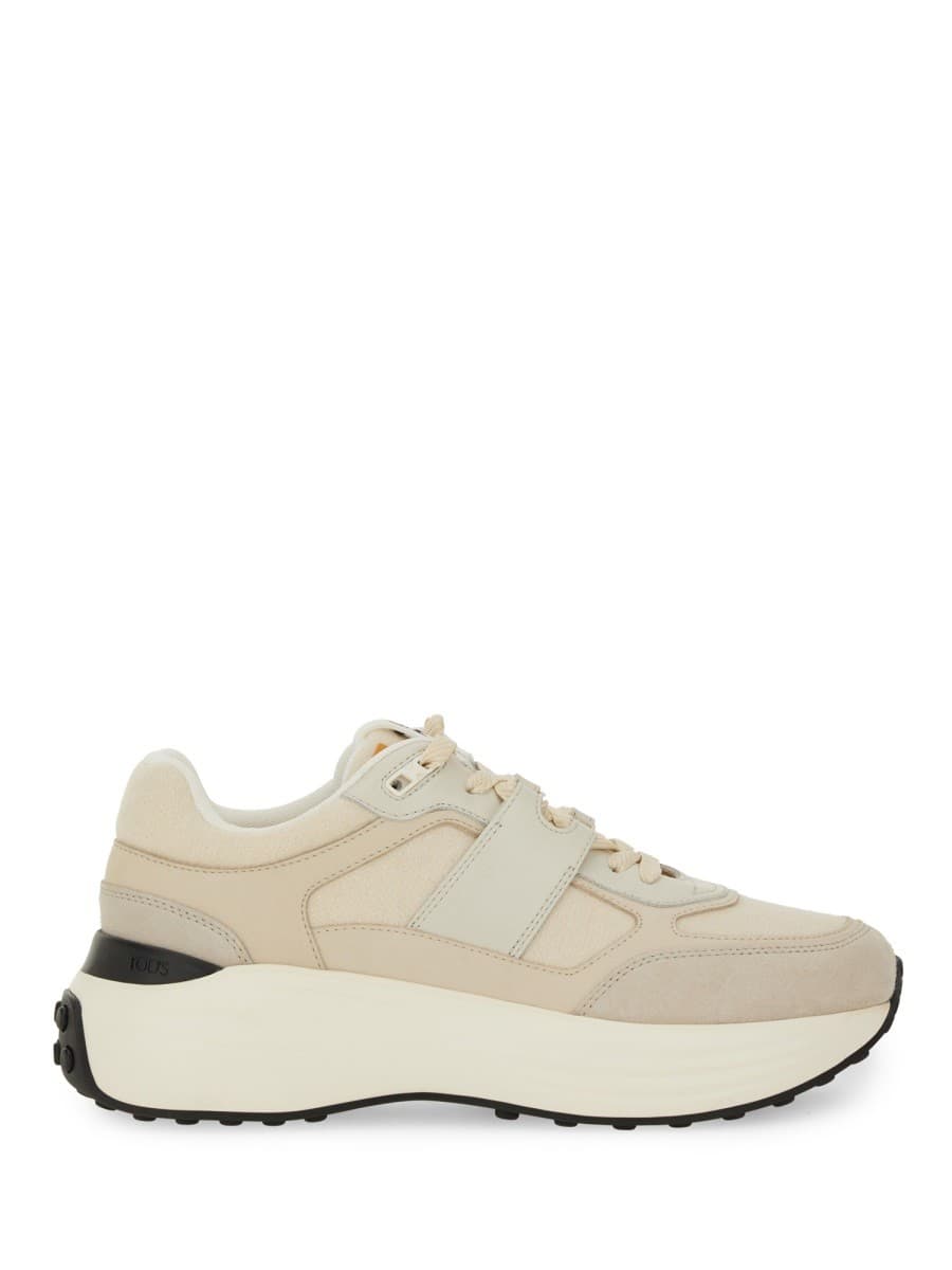 Tod'S Fabric and Suede Sneaker