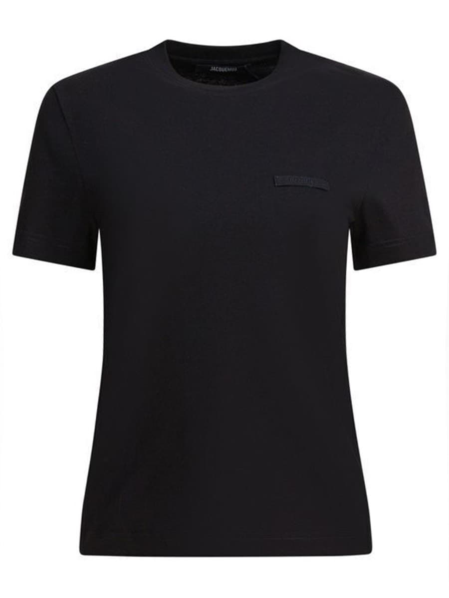 Jacquemus Grosgrain Short Sleeve T-Shirt