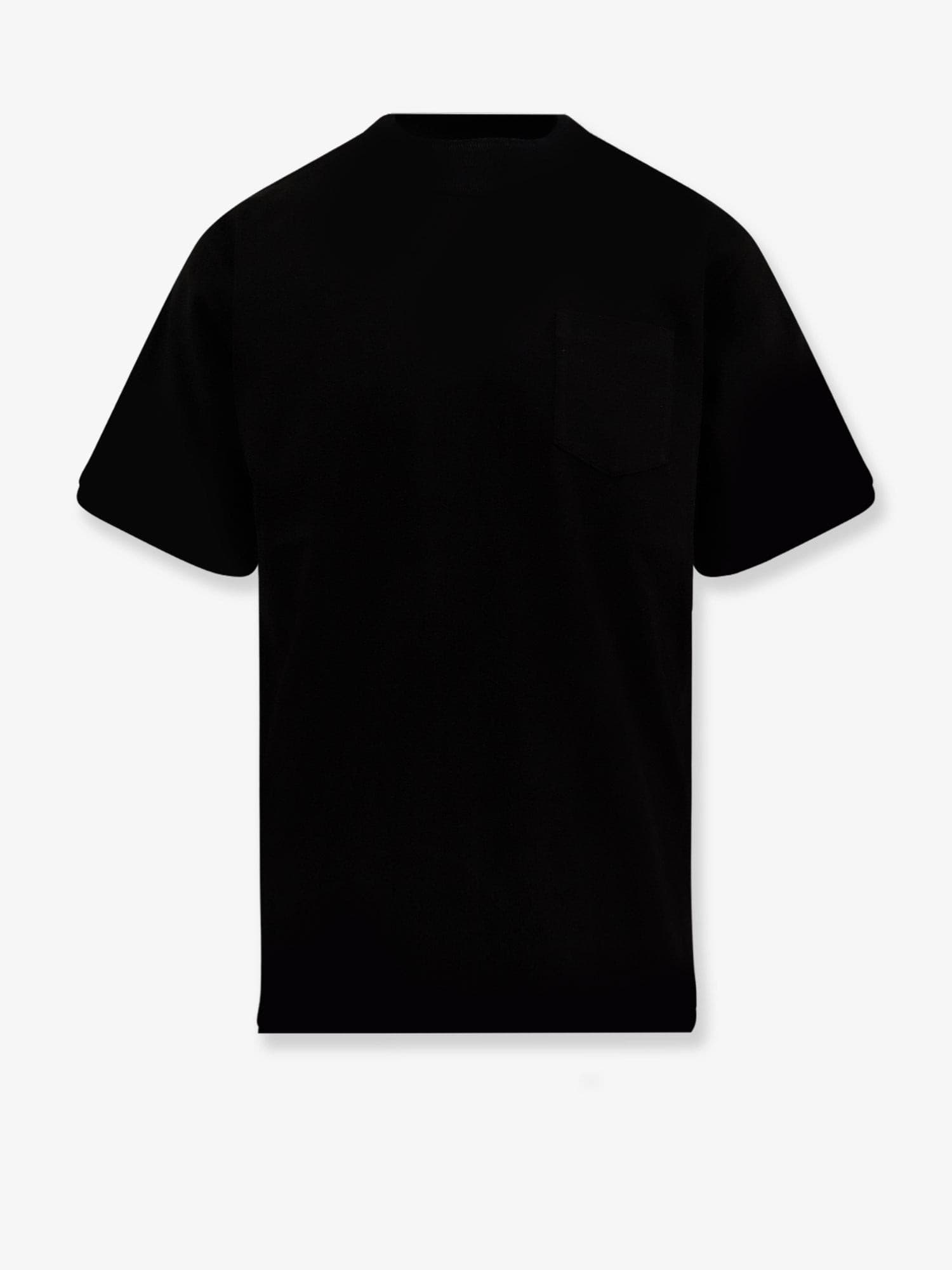 Sacai Cotton t-shirt with nylon inserts