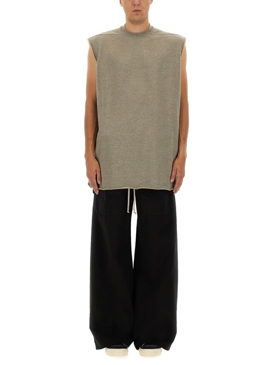 Rick Owens DRKSHDW "tarp T" Plush T-Shirt