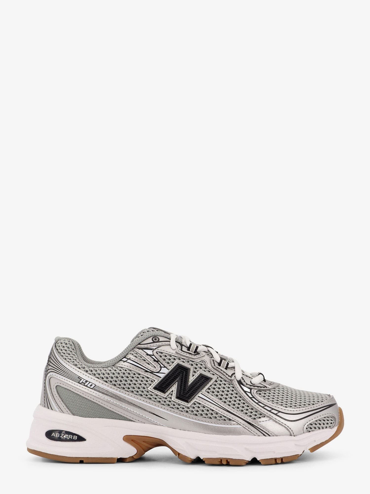 New Balance 740 mesh sneakers with leather inserts