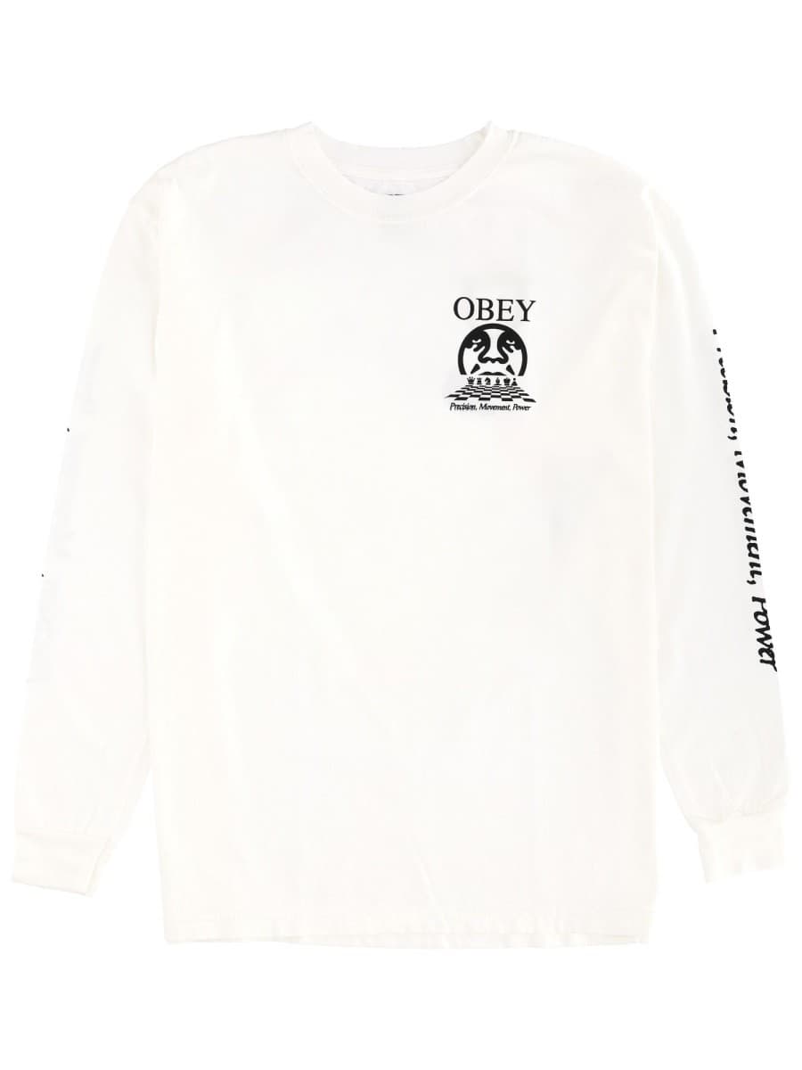 Obey Long Sleeve "precision" T-Shirt
