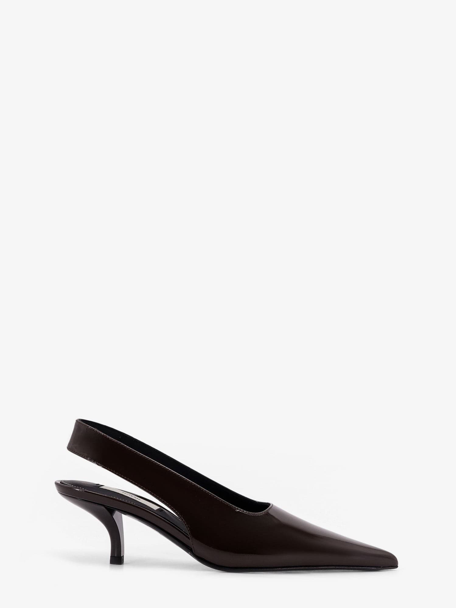Toteme Patent leather slingback pumps