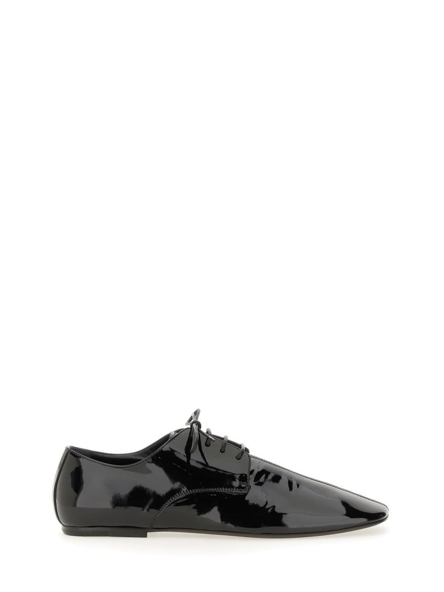 Dries Van Noten Shiny Leather Lace-Up Shoe