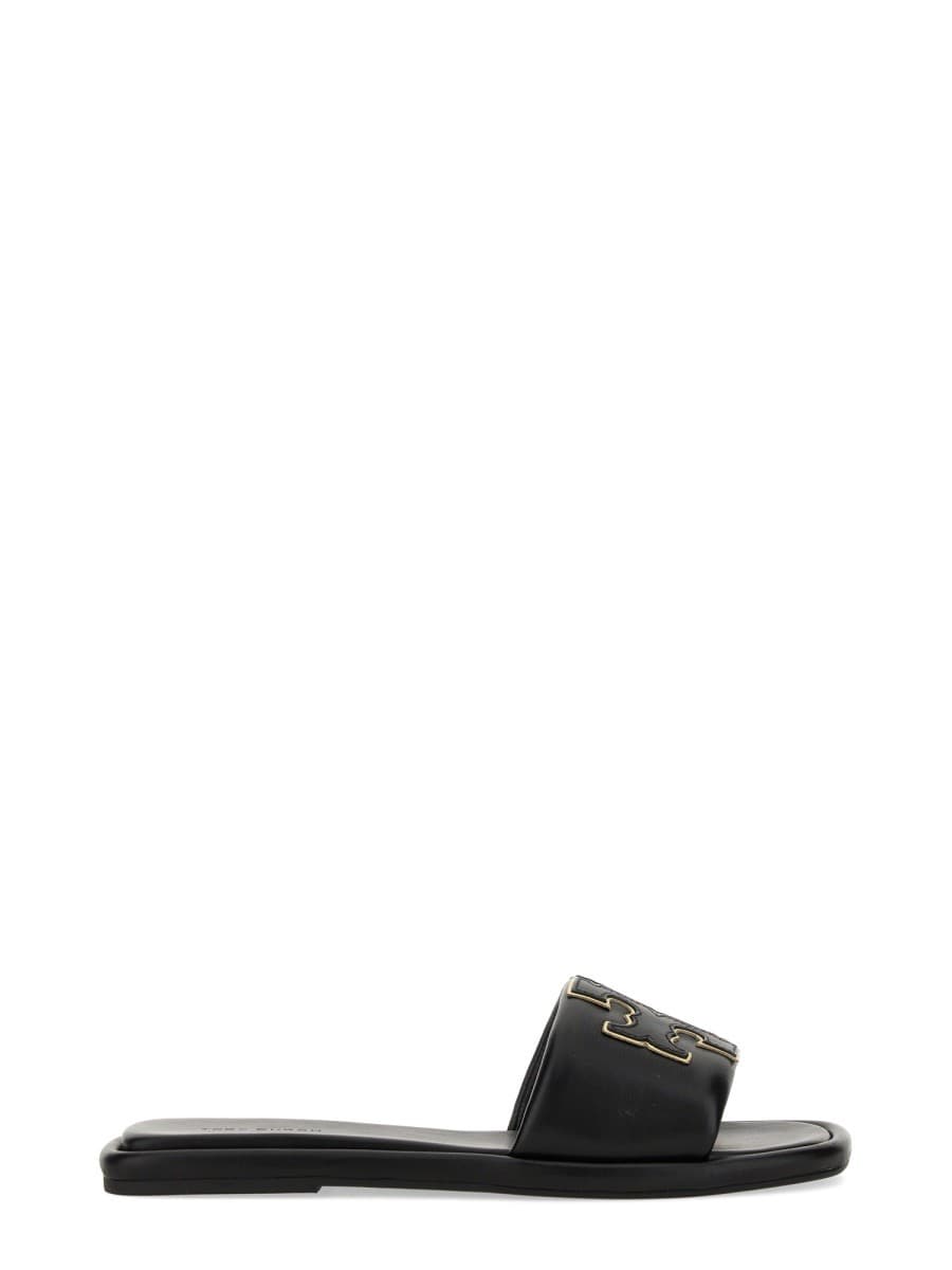 Tory Burch Sandal Slider "bouble T"