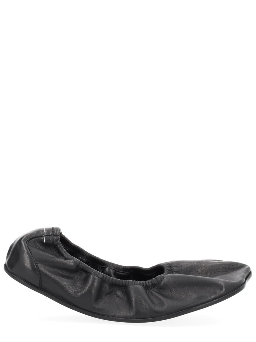 MM6 Maison Margiela Leather Ballerina