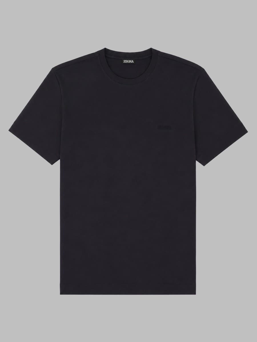 Zegna T-Shirt Con Logo