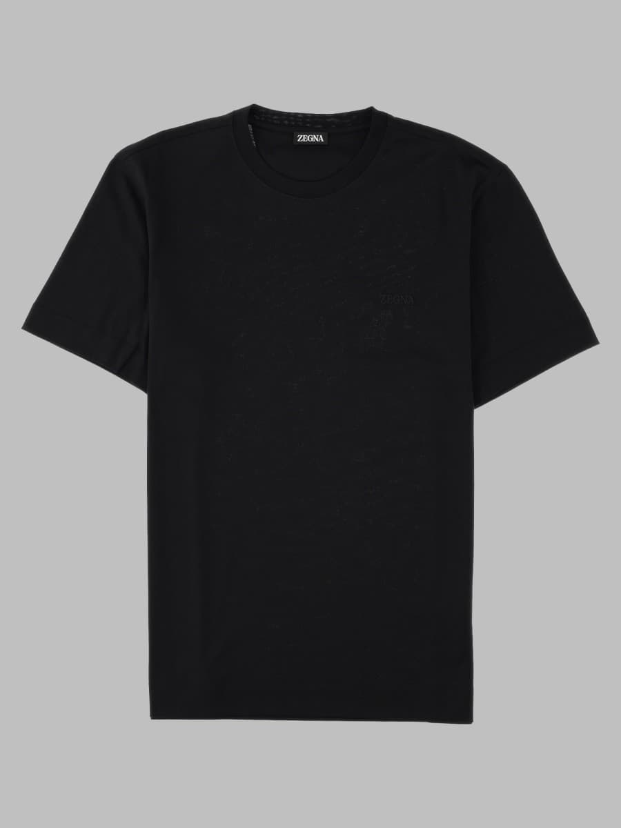 Zegna T-Shirt Con Logo