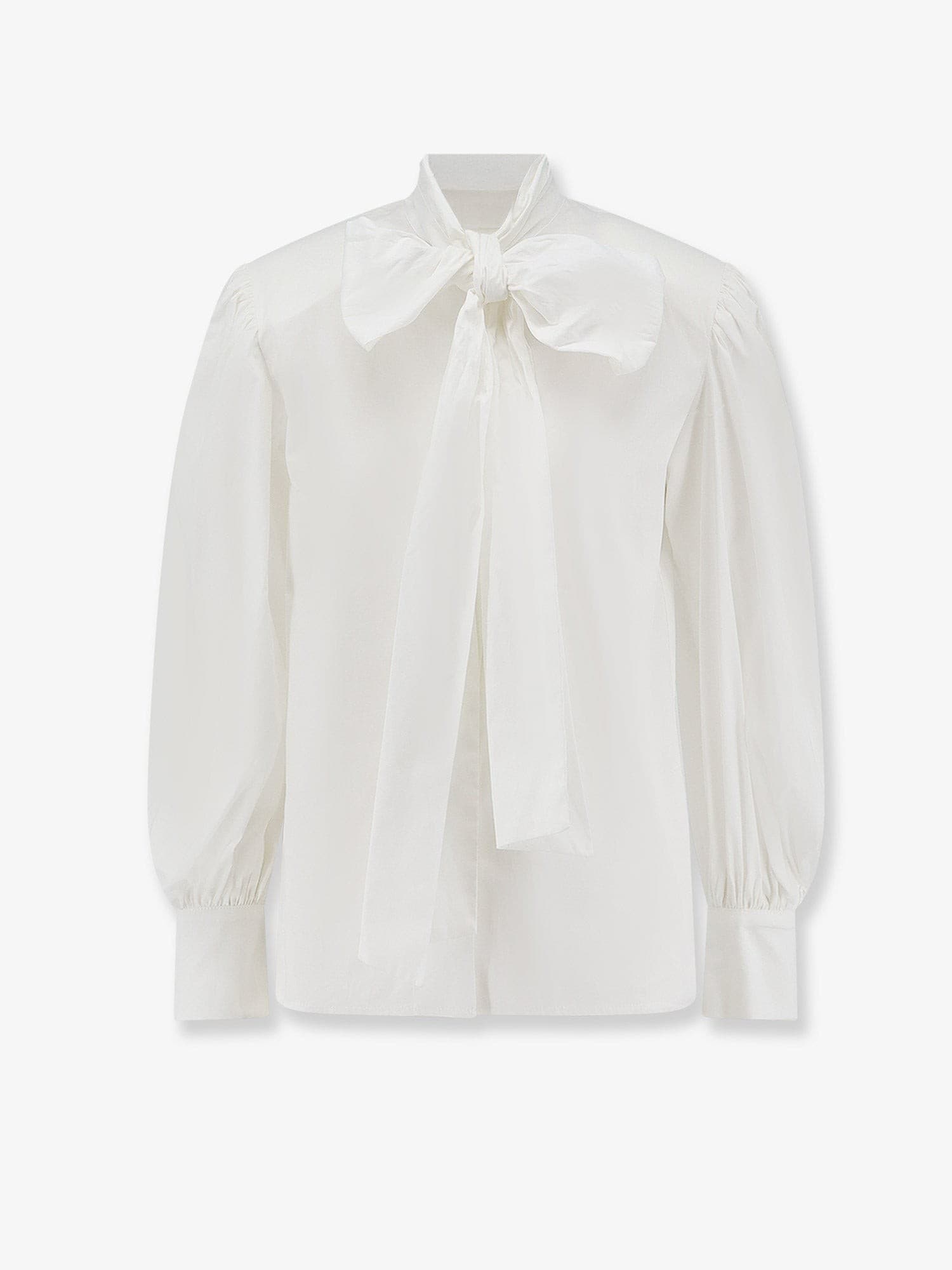 Actualee Cotton blend shirt with padded shoulders