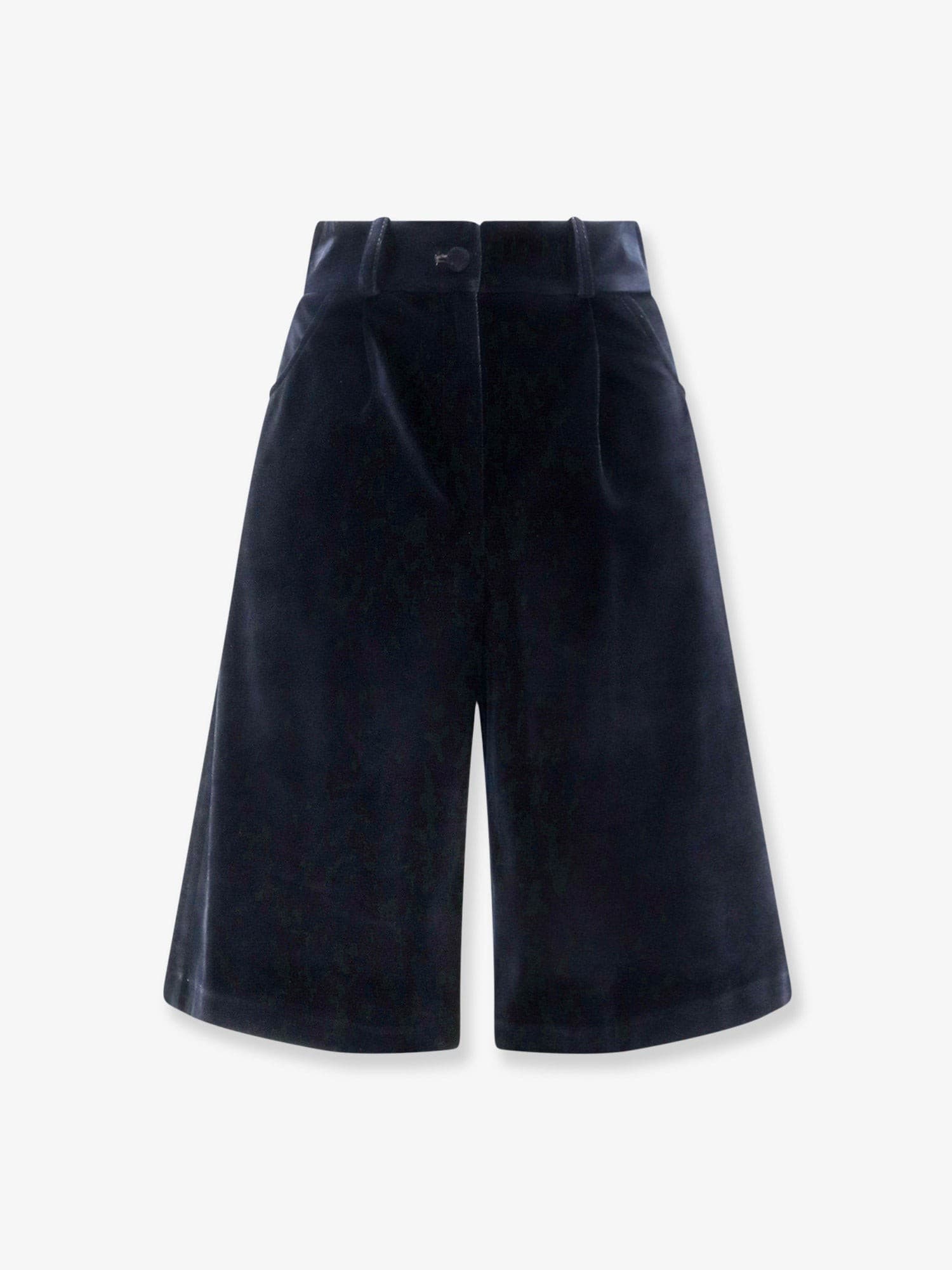 Actualee Velvet Bermuda shorts