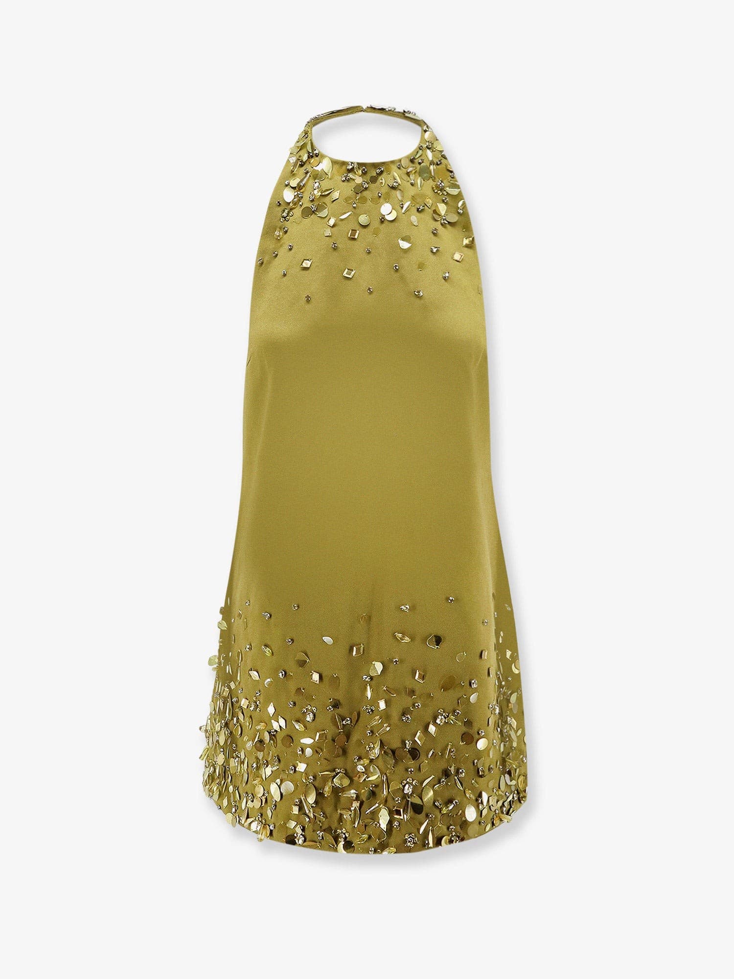 Retrofete Mini dress with sequins and rhinestones