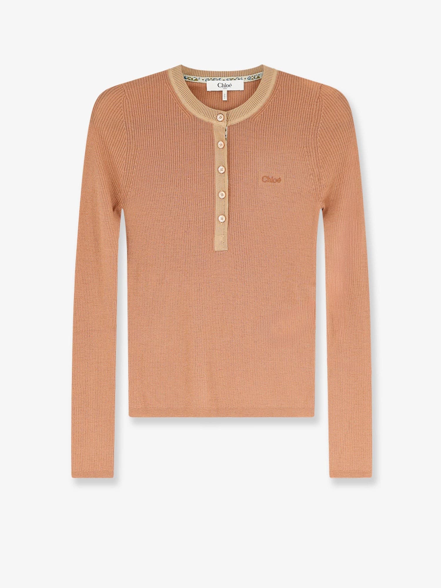 Chloe' Ribbed wool T-Shirt